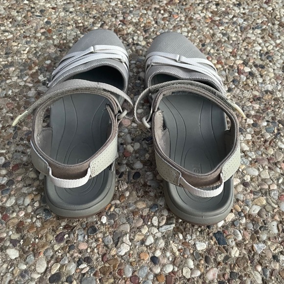Teva Women's Tirra Sandals Size 8.5 Grey Mesh Hook and Loop Adjustable - Picture 4 of 7